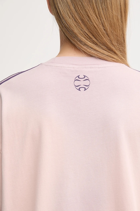 adidas Originals t-shirt bawełniany Oversized Tee KE9808 różowy
