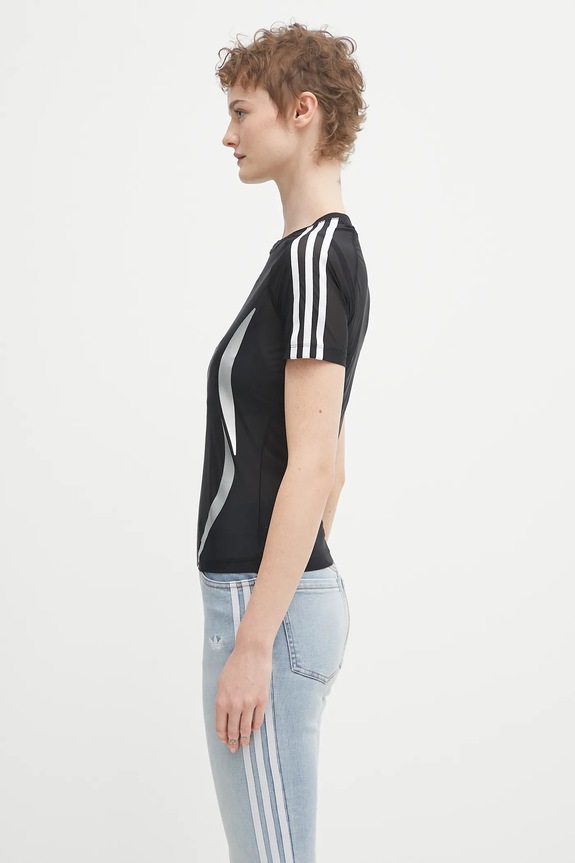 Majica kratkih rukava adidas Originals Tight Sheer Tee KE9795 crna AW25