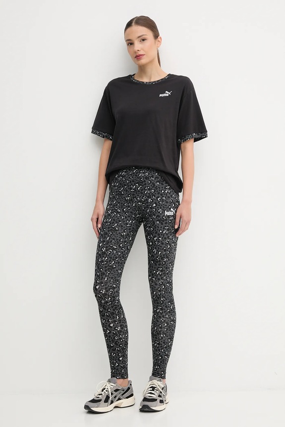 Puma tricou din bumbac 688082. negru AW25