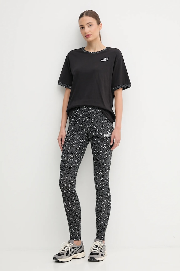 Puma tricou din bumbac 688082. negru AW25