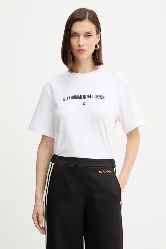 Bodi Patrizia Pepe s elastinom bijela 2M4501.J347