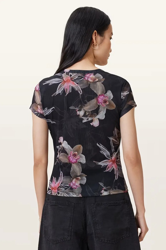Odzież AllSaints T-shirt damski ELLIE W267JC czarny