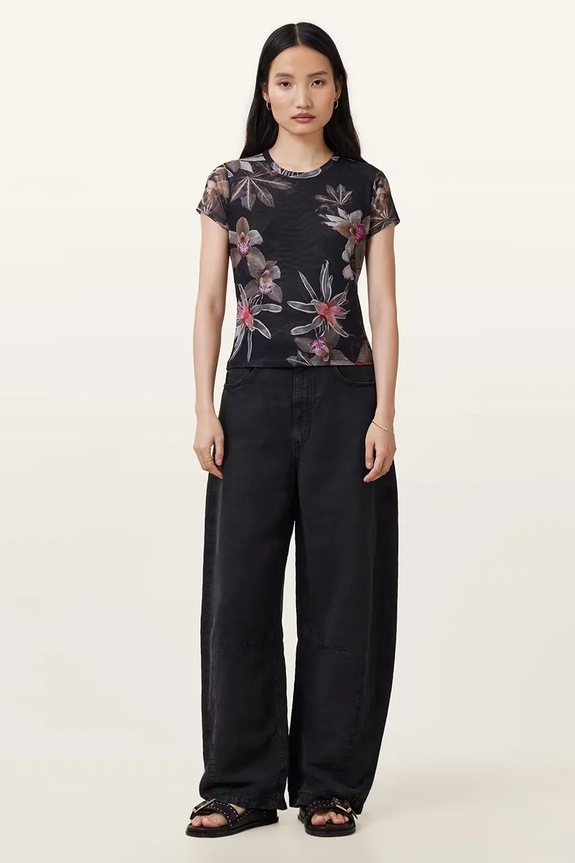 AllSaints T-shirt damski ELLIE czarny W267JC