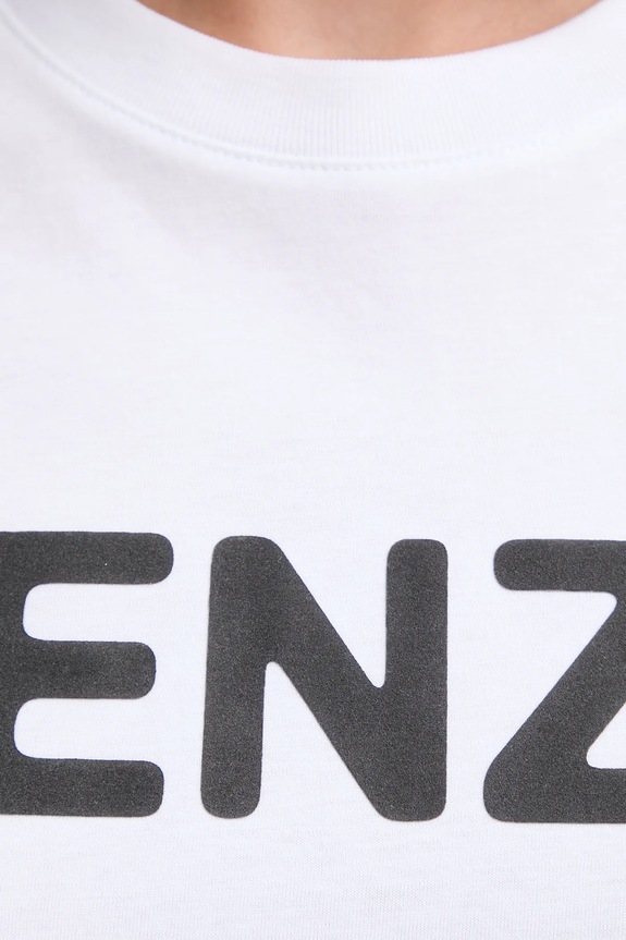 Bavlnené tričko Kenzo FF52TS1574SO biela