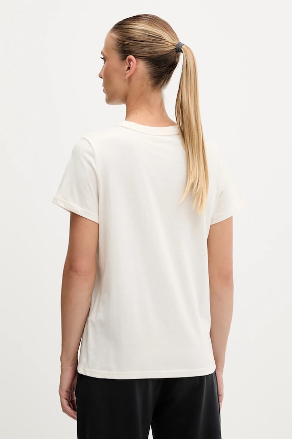 Îmbrăcăminte Dkny tricou din bumbac DP5T1372 bej