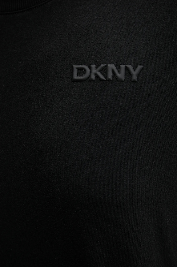 Хлопковая футболка Dkny DP5T1372 чёрный
