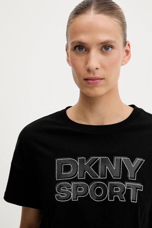 Bavlnené tričko Dkny čierna DP5T1346