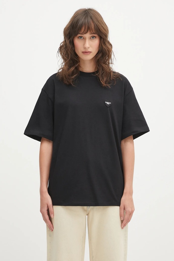 Clothing Carhartt WIP cotton t-shirt W' S/S Heart II Hartt I035259.89XX black