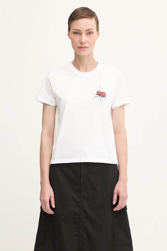 Carhartt WIP t-shirt in cotone W' S/S Jake Garcia regolare bianco I035258.02XX