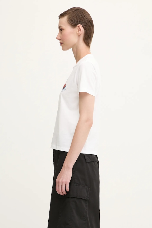 Carhartt WIP t-shirt in cotone W' S/S Jake Garcia I035258.02XX bianco AW25