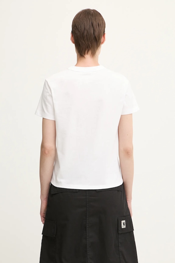 Abbigliamento Carhartt WIP t-shirt in cotone W' S/S Jake Garcia I035258.02XX bianco
