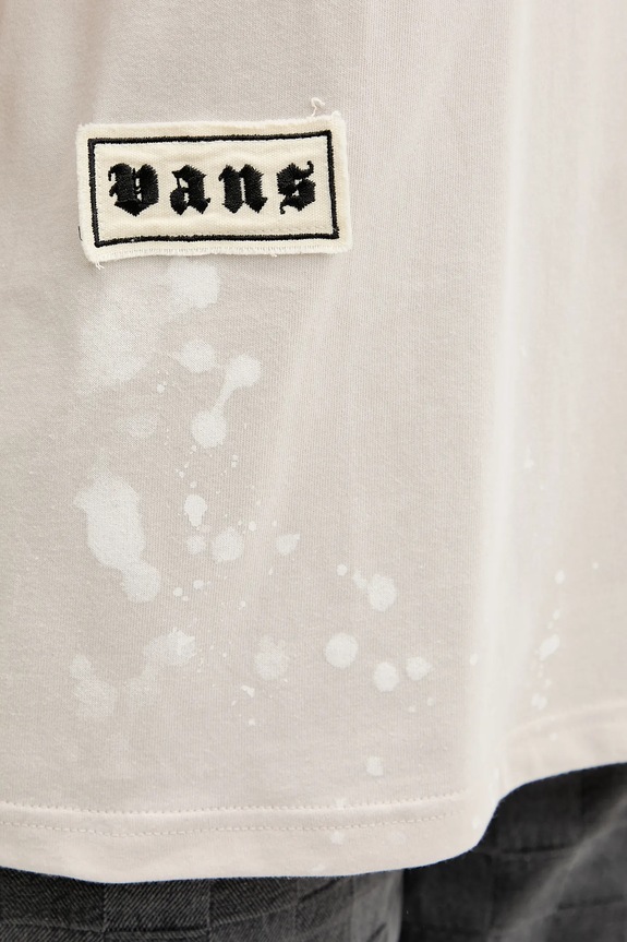 Vans tricou din bumbac VN000PRKEN91 bej
