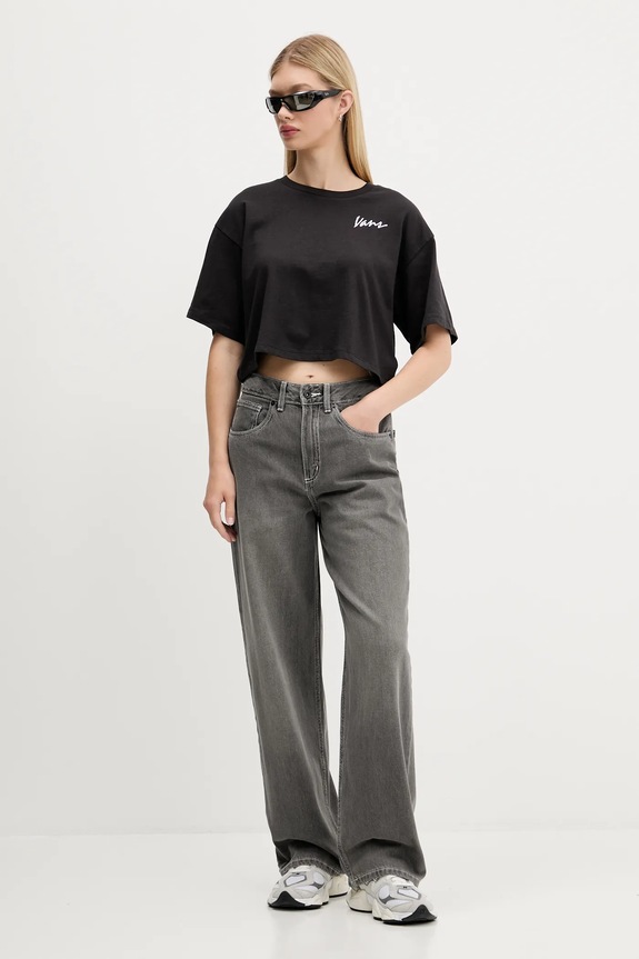 Vans t-shirt in cotone VN000QDFBLK1 nero AW25