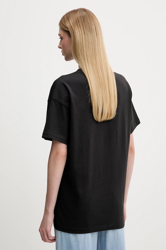 Îmbrăcăminte Vans tricou din bumbac VN000RCDBLK1 negru