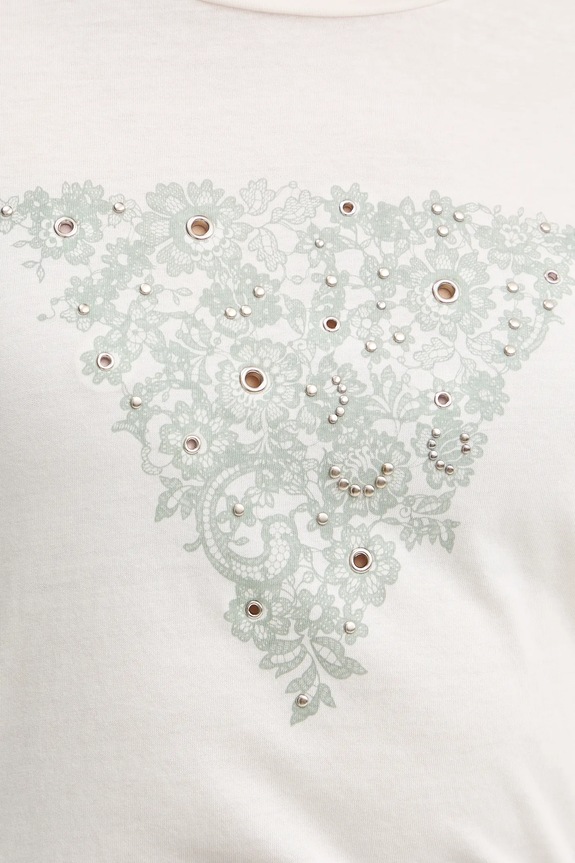 Guess tricou din bumbac W5BI34.K9RM1 bej