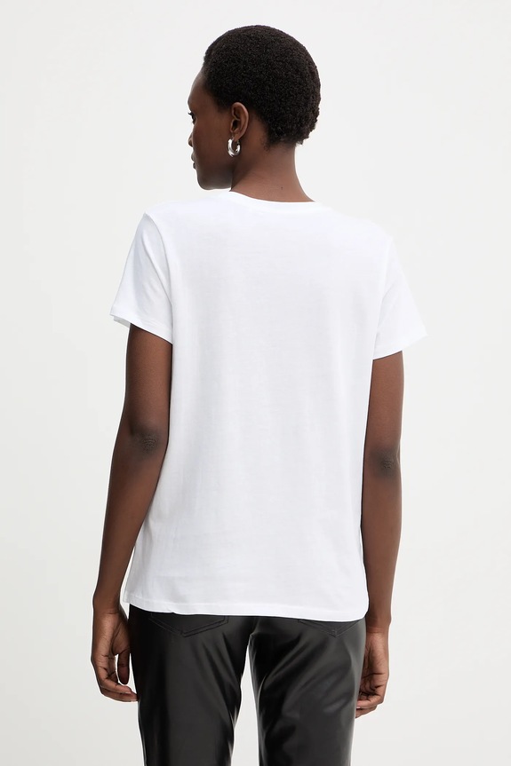 Odzież Guess t-shirt bawełniany W5BI32.K9RM1 biały