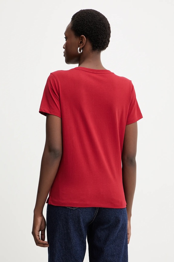 Odzież Guess t-shirt bawełniany W5BI18.I3Z14 czerwony