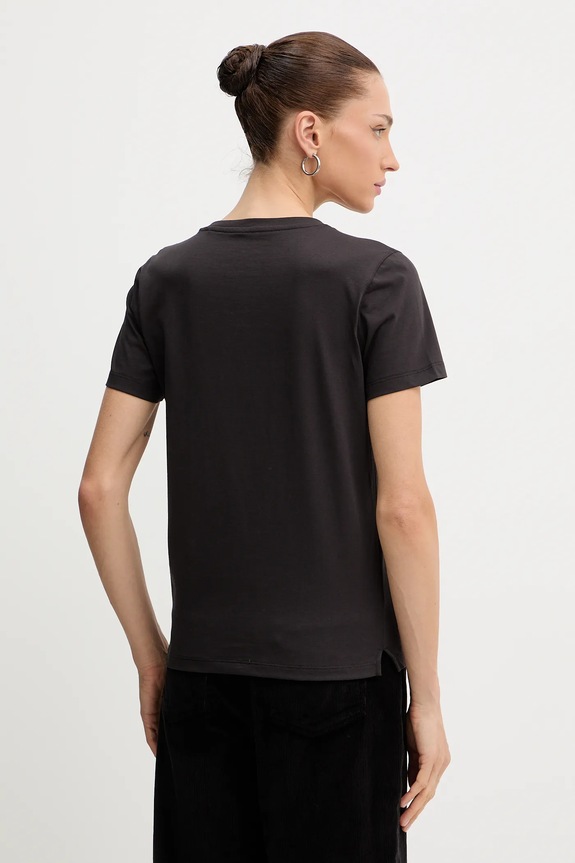 Odzież Guess t-shirt bawełniany W5BI18.I3Z14 brązowy