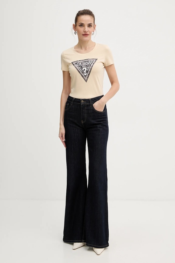 Футболка Guess W5BI15.J1314 бежевый AW25