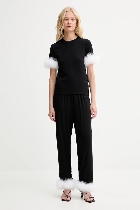 The Sleeper tricou SLTS08P002F negru AW25