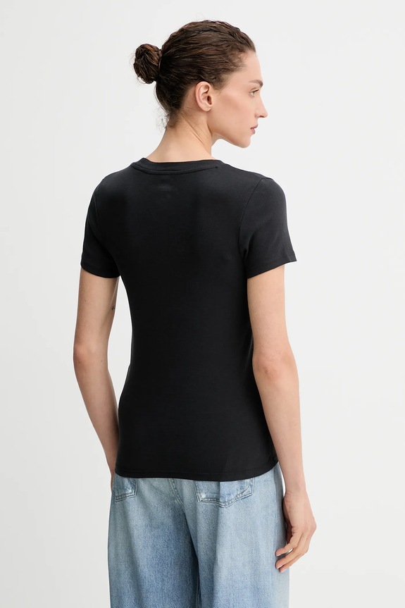 Levi's t-shirt bawełniany 2-pack czarny 004AO
