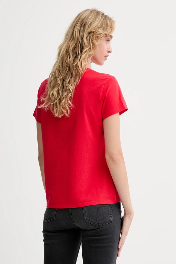 Odzież Levi's t-shirt bawełniany 17369.3167 czerwony