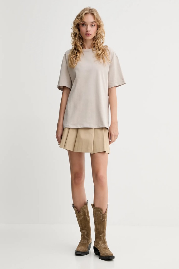 Bavlněné tričko Levi's 001HI.0006 béžová AW25