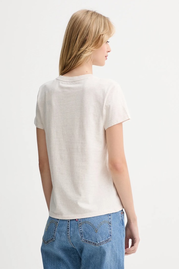 Odzież Levi's t-shirt bawełniany 17369.3165 beżowy