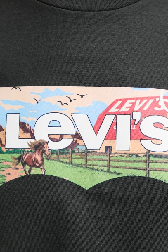 Bavlnené tričko Levi's 17369.3187 sivá