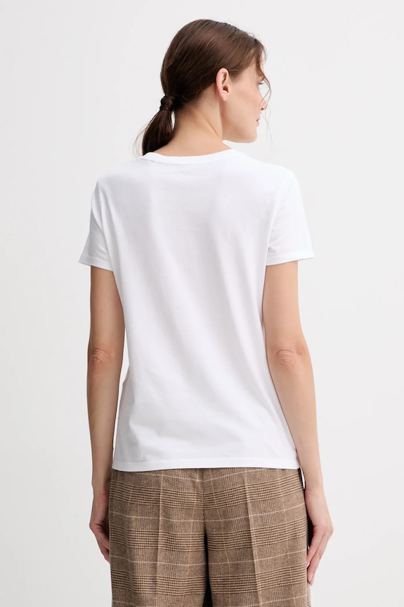 Oblečenie Bavlnené tričko Levi's 17369.3198 biela