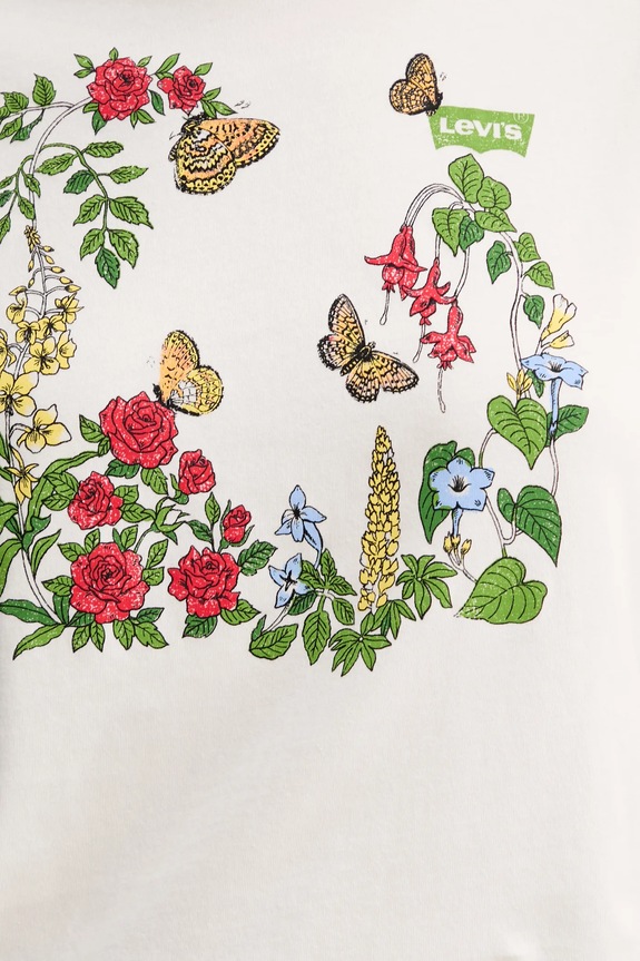 Levi's tricou din bumbac 17369.3221 bej