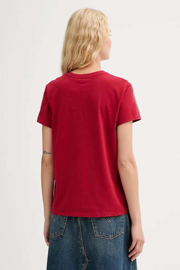Îmbrăcăminte Levi's tricou din bumbac 39185.0382 rosu