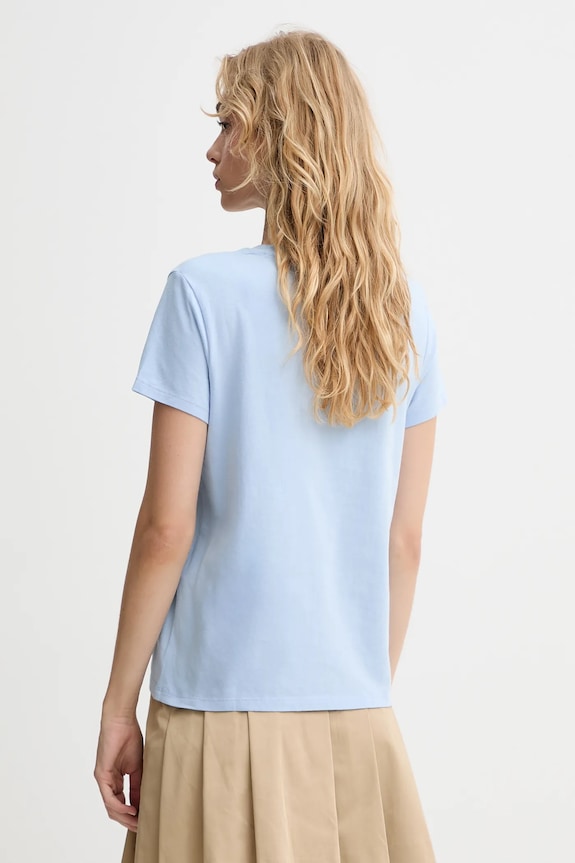 Odzież Levi's t-shirt bawełniany 39185.0398 niebieski