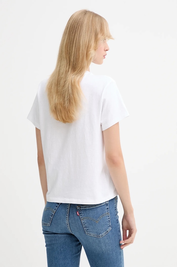 Odjeća Pamučna majica Levi's A2226.0140 bijela