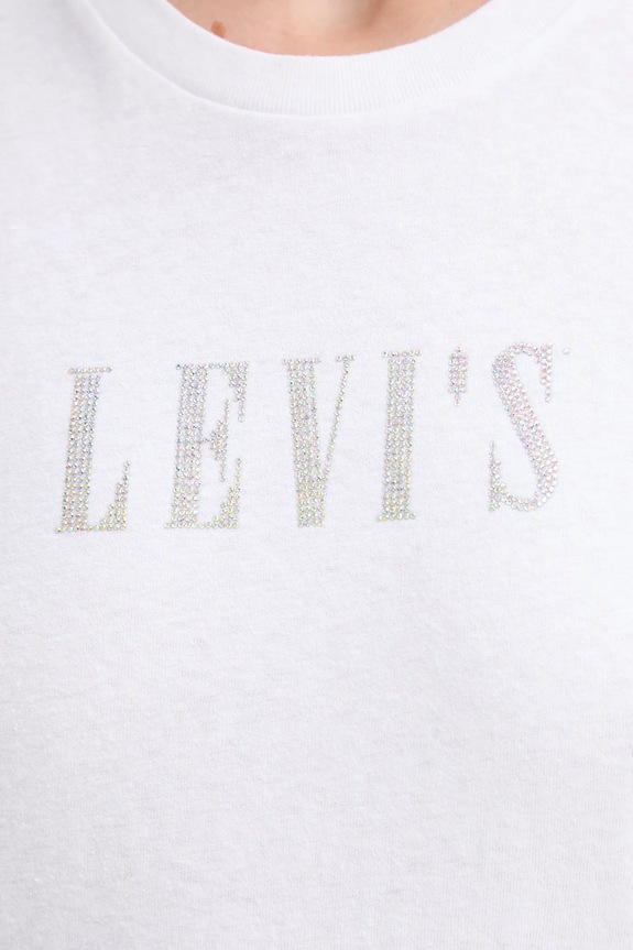 Pamučna majica Levi's A2226.0140 bijela