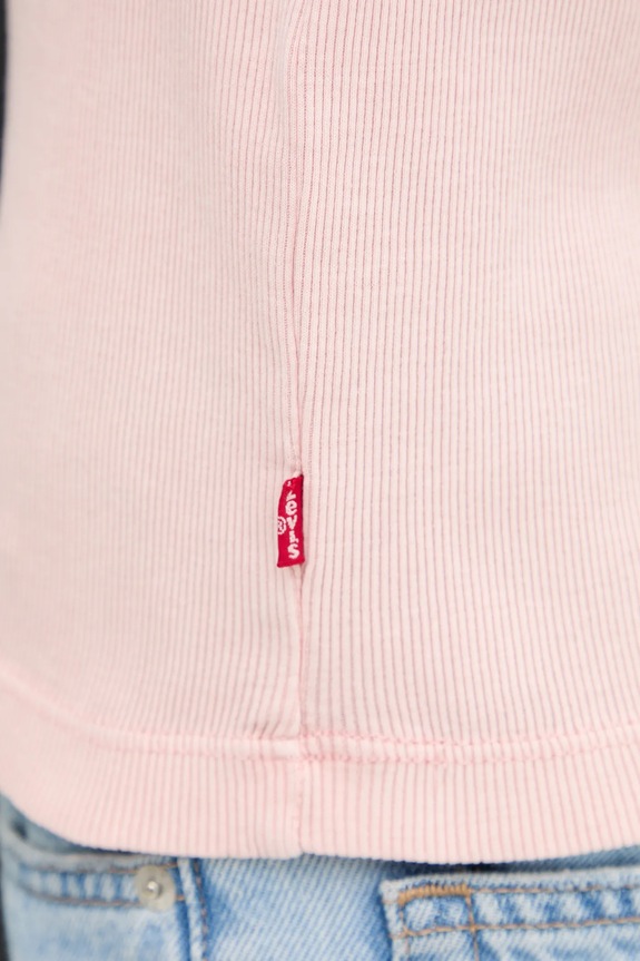 Levi's top bawełniany A3381.0026 różowy