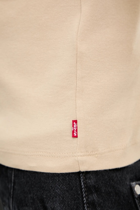 Levi's t-shirt bawełniany A8798.0057 beżowy