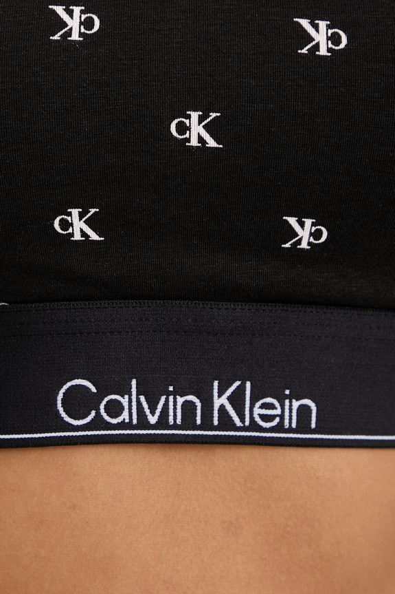 Calvin Klein Underwear top damski bawełniany czarny LV00QF8495