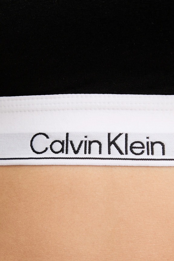Calvin Klein Underwear top damski bawełniany LV00QF8495 czarny