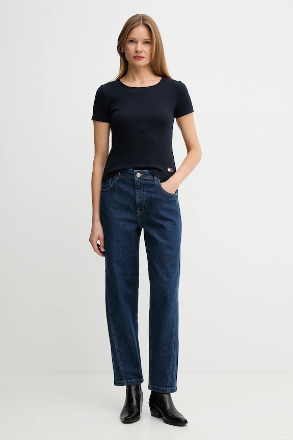 Tričko Tommy Hilfiger UW0UW06067 tmavomodrá AW25