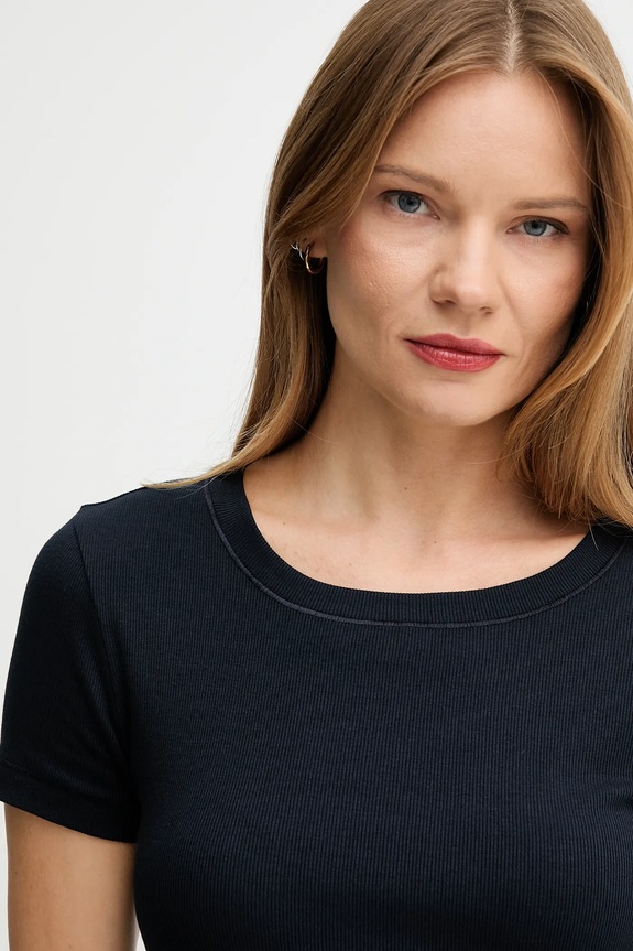 Tričko Tommy Hilfiger tmavomodrá UW0UW06067