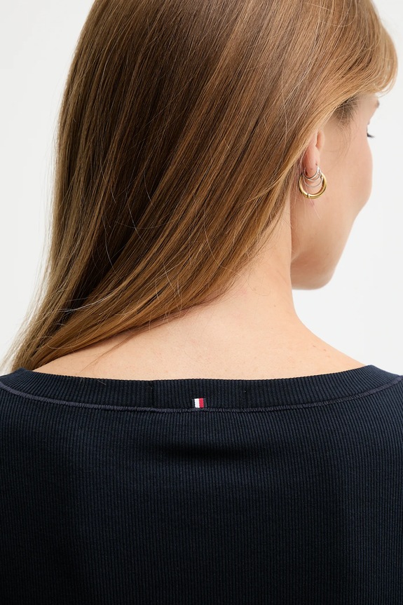 Tričko Tommy Hilfiger UW0UW06067 tmavomodrá