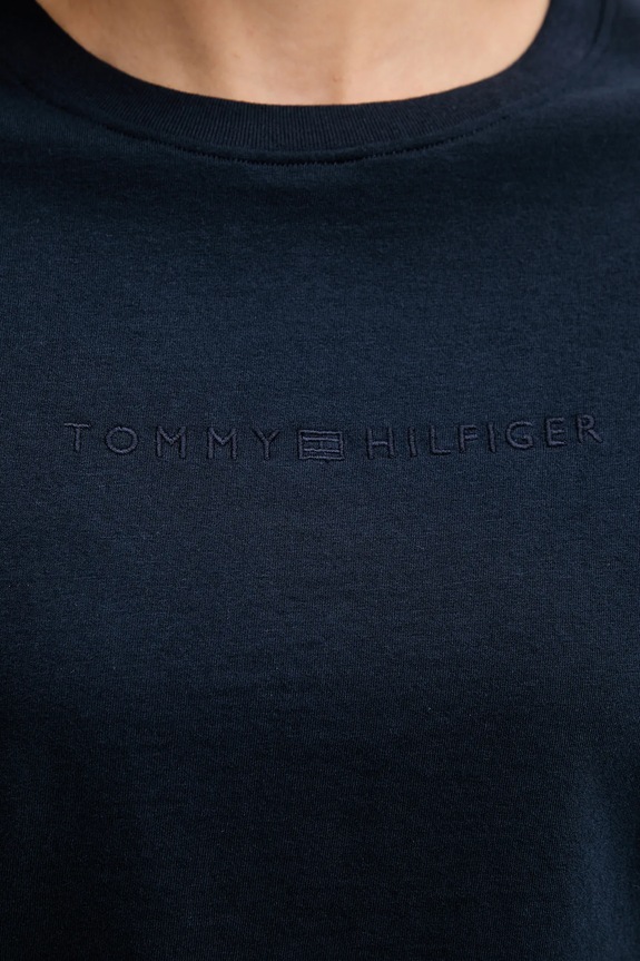 Tommy Hilfiger póló női pamut UW0UW06236 sötétkék