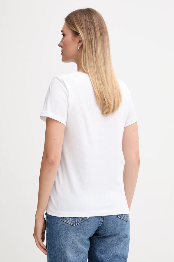 Oblečení Bavlněné tričko Pepe Jeans PL5000046 bílá