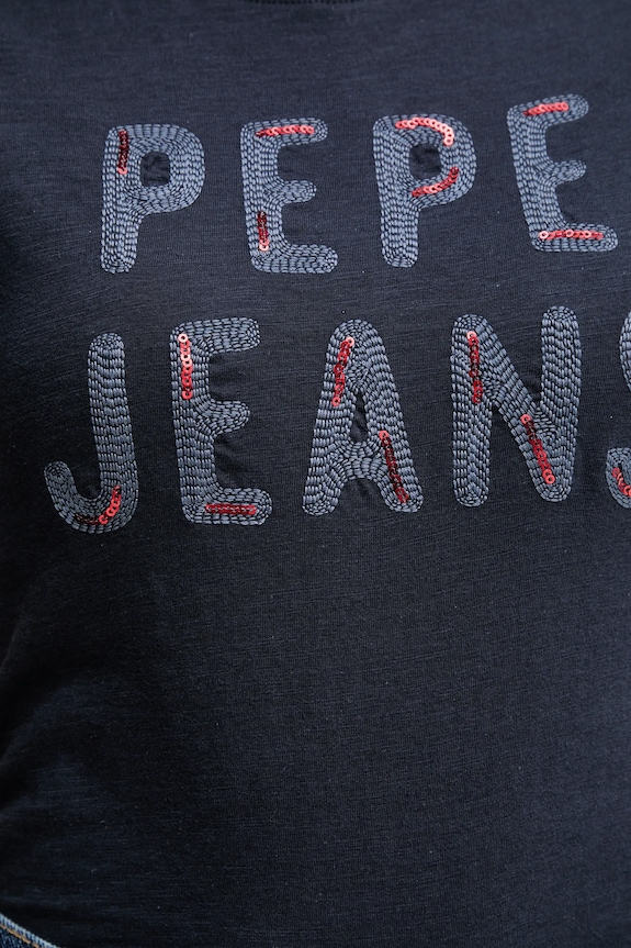 Pepe Jeans t-shirt in cotone PL5000045 blu navy