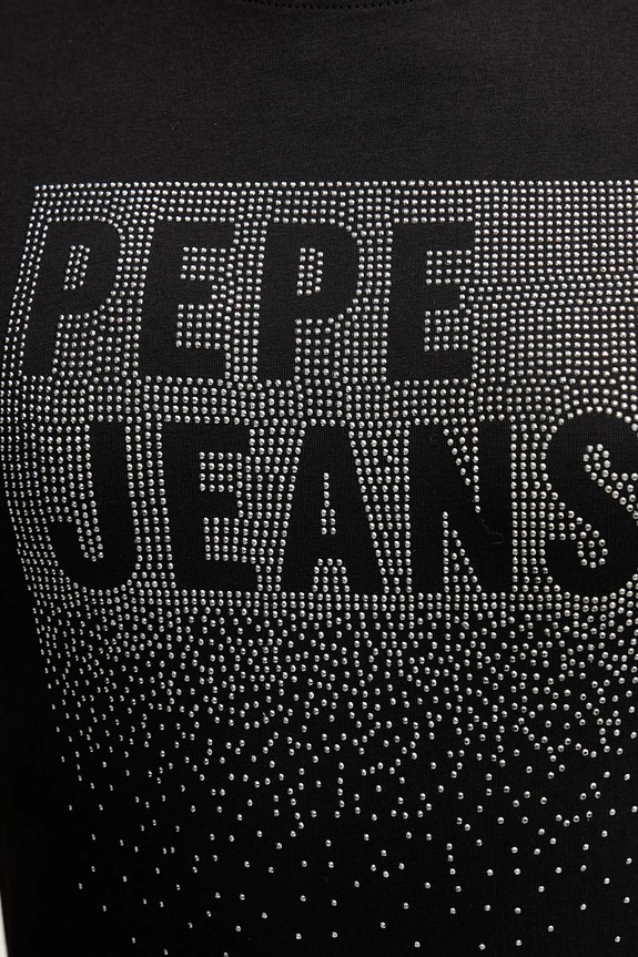 Pamučna majica Pepe Jeans PL5000020 crna