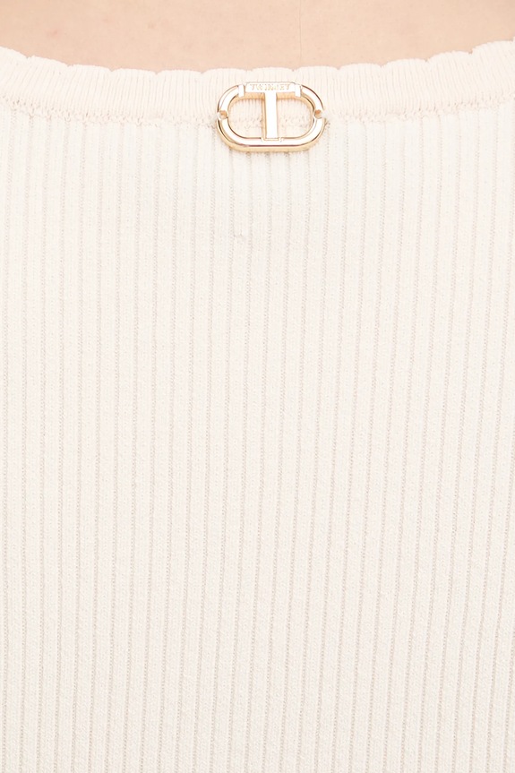 Twinset top 252TP3350 beżowy