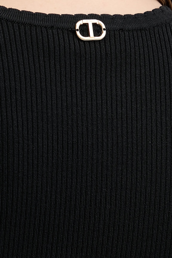 Twinset top 252TP3350 negru