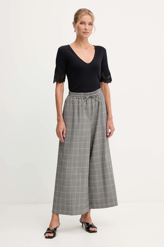 Bavlnené tričko Twinset 252TT2170 čierna AW25