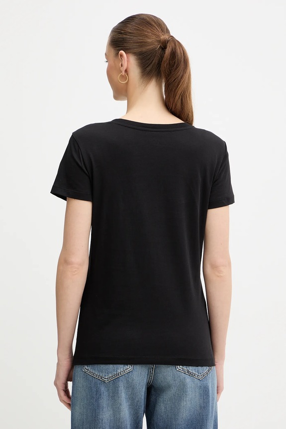 Odjeća Pamučna majica Armani Exchange XW001386.AF10356 crna